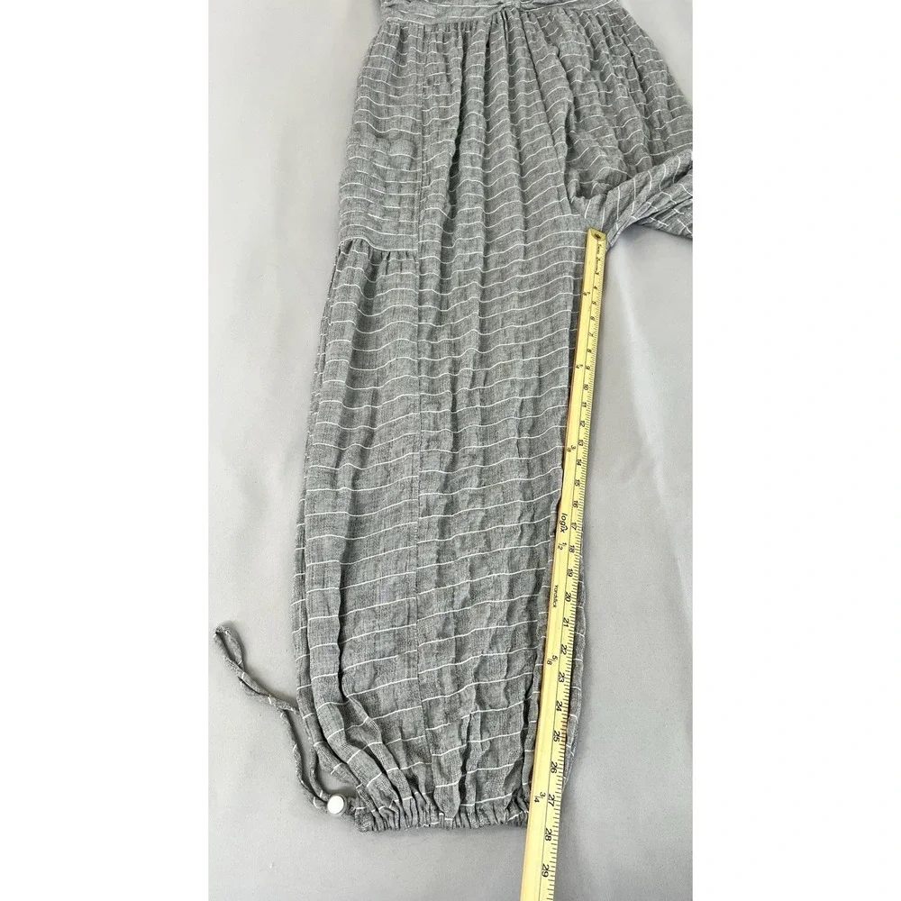 White Birch Sleeveless Halter Tie Back Woven‎ Jumpsuit Sz XL Women's